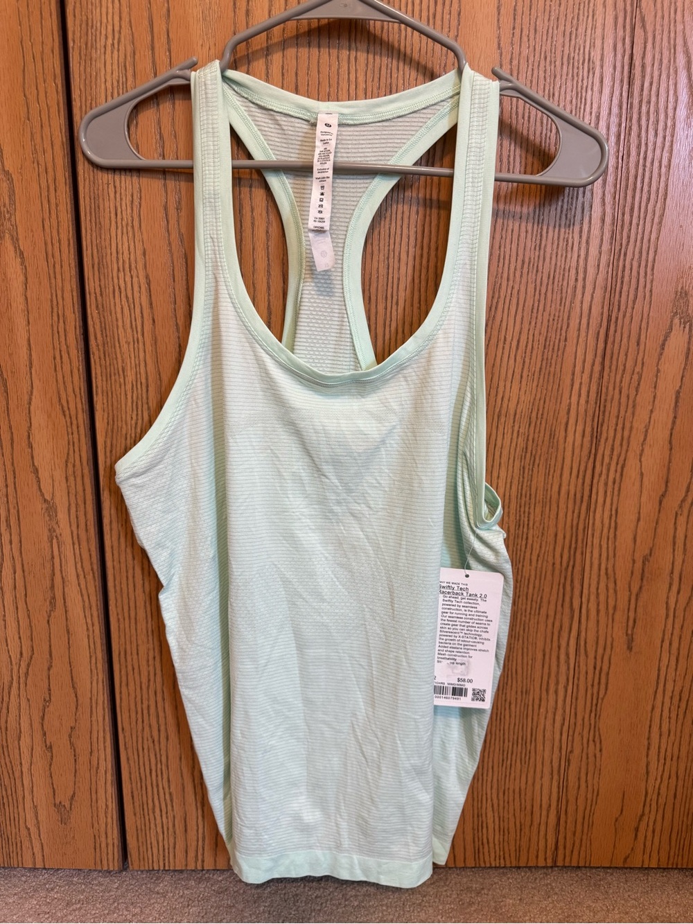 lululemon athletica Swiftly Tech Racerback Tank 2.0 Mint Moment